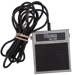 Hosa FSC502 Momentary Footswitch, Normally Open, 1/4 TS Works Great